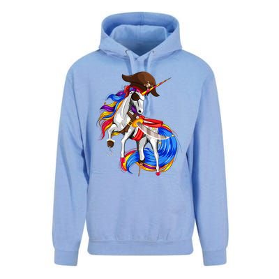 Pirate Unicorn Halloween Costume Family Kids Unisex Surf Hoodie