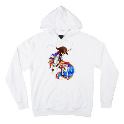 Pirate Unicorn Halloween Costume Family Kids Hoodie