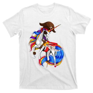 Pirate Unicorn Halloween Costume Family Kids T-Shirt