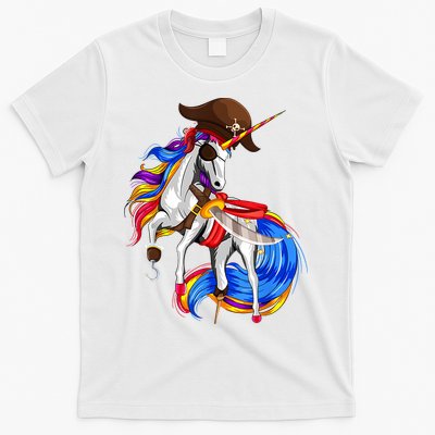 Pirate Unicorn Halloween Costume Family Kids T-Shirt