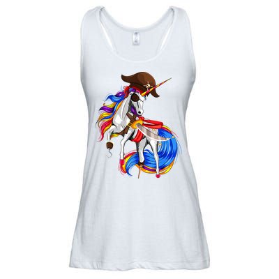 Pirate Unicorn Halloween Costume Family Kids Ladies Essential Flowy Tank