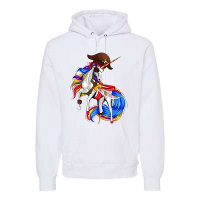 Pirate Unicorn Halloween Costume Family Kids Premium Hoodie