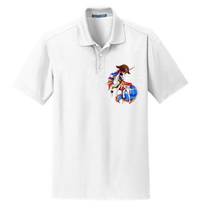 Pirate Unicorn Halloween Costume Family Kids Dry Zone Grid Polo