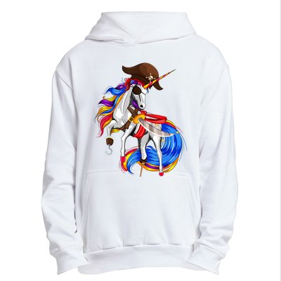 Pirate Unicorn Halloween Costume Family Kids Urban Pullover Hoodie