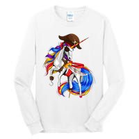 Pirate Unicorn Halloween Costume Family Kids Tall Long Sleeve T-Shirt