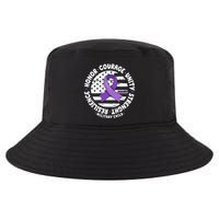 Purple Up Honor Unity Military Quote Ribbon Usa Cool Comfort Performance Bucket Hat