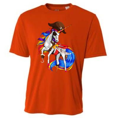 Pirate Unicorn Halloween Costume Family Cooling Performance Crew T-Shirt