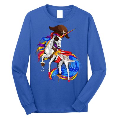 Pirate Unicorn Halloween Costume Family Long Sleeve Shirt