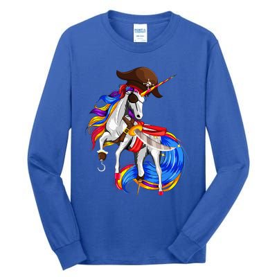 Pirate Unicorn Halloween Costume Family Tall Long Sleeve T-Shirt