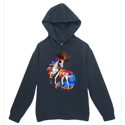 Pirate Unicorn Halloween Costume Family Urban Pullover Hoodie