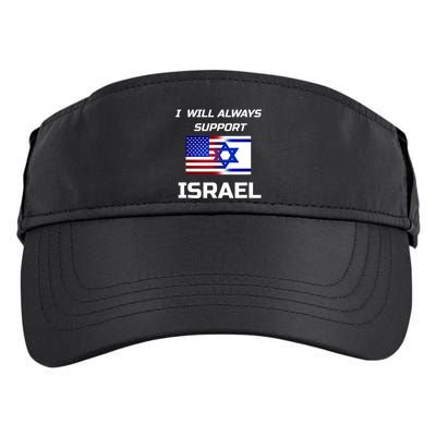 Patriotic Usa Israel American Flag To Support Israel Adult Drive Performance Visor