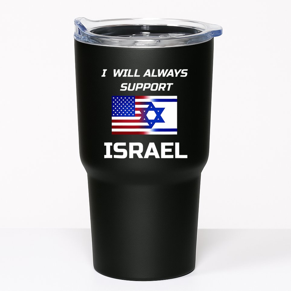 Patriotic Usa Israel American Flag To Support Israel Tumbler