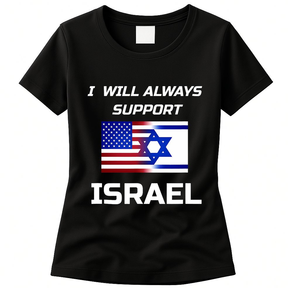 Patriotic Usa Israel American Flag To Support Israel Womens T-Shirt