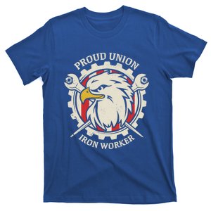 Proud Union Iron Worker Gift T-Shirt