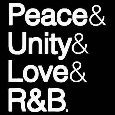 Peace Unity Love & R&B Rnb Soul Music Lovers T-Shirt