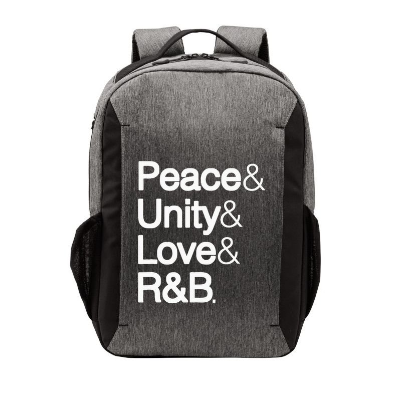 Peace Unity Love & R&B Rnb Soul Music Lovers Vector Backpack