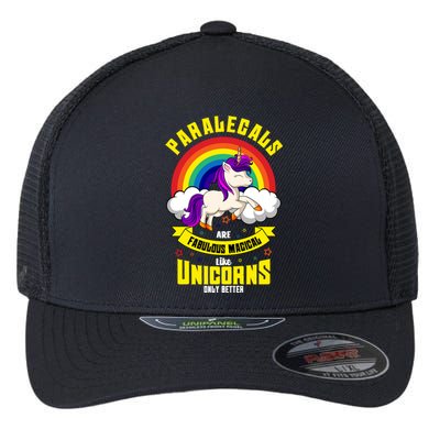 Paralegal Unicorn Law Attorney Legal Assistant Litigator Gift Flexfit Unipanel Trucker Cap