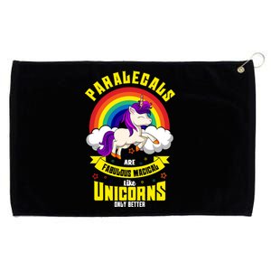 Paralegal Unicorn Law Attorney Legal Assistant Litigator Gift Grommeted Golf Towel