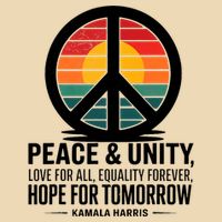 Peace Unity Love For All Equality Forever Hope For Tomorrow Drawstring Bag