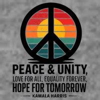 Peace Unity Love For All Equality Forever Hope For Tomorrow Toddler Sweatshirt