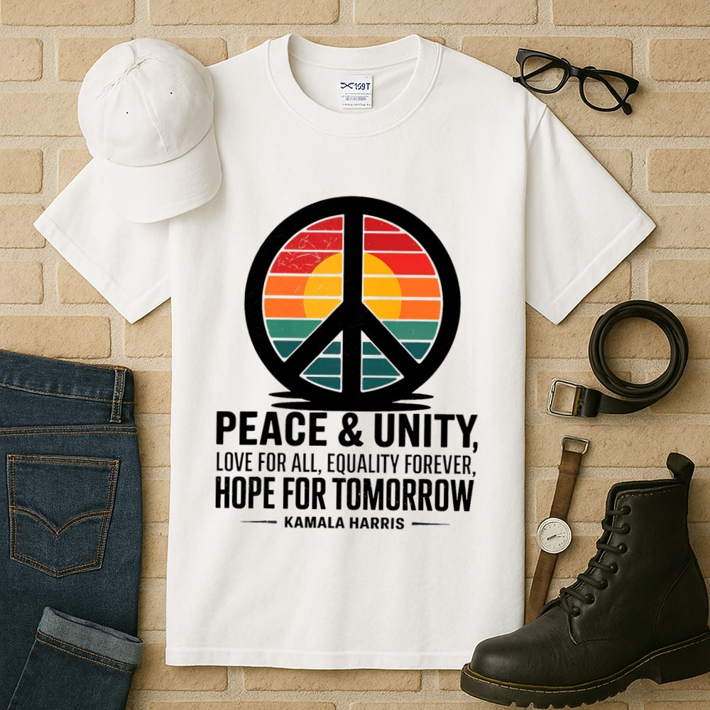 Peace Unity Love For All Equality Forever Hope For Tomorrow Tall T-Shirt
