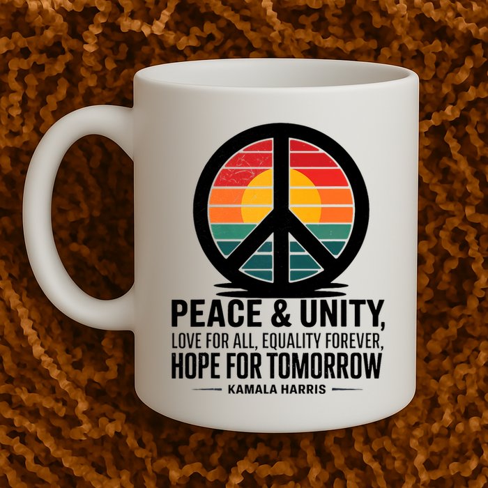 Peace Unity Love For All Equality Forever Hope For Tomorrow Mug