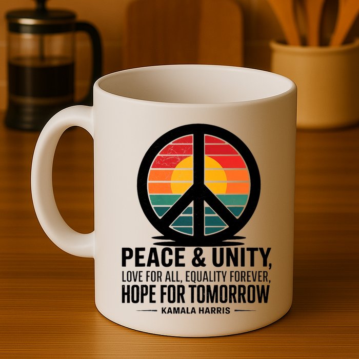 Peace Unity Love For All Equality Forever Hope For Tomorrow Mug