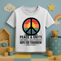 Peace Unity Love For All Equality Forever Hope For Tomorrow Toddler T-Shirt