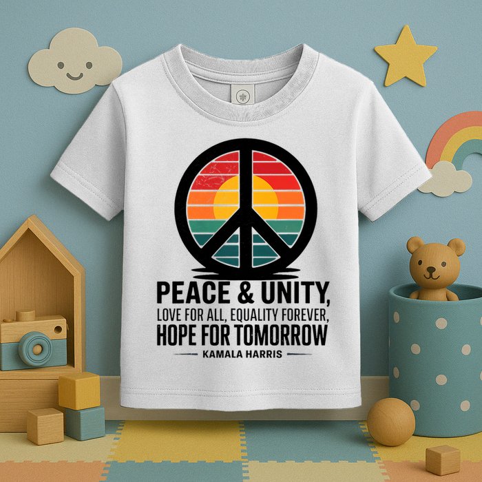 Peace Unity Love For All Equality Forever Hope For Tomorrow Toddler T-Shirt