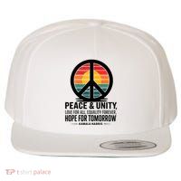 Peace Unity Love For All Equality Forever Hope For Tomorrow Wool Snapback Cap