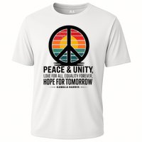 Peace Unity Love For All Equality Forever Hope For Tomorrow Cooling Performance Crew T-Shirt