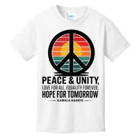 Peace Unity Love For All Equality Forever Hope For Tomorrow Kids T-Shirt