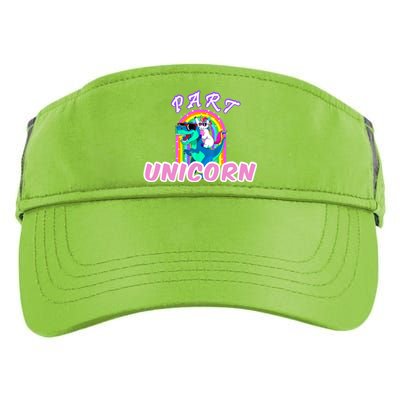 Part Unicorn Lover Funny Unicorn Riding Dinosaur Meaningful Gift Adult Drive Performance Visor