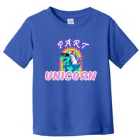 Part Unicorn Lover Funny Unicorn Riding Dinosaur Meaningful Gift Toddler T-Shirt