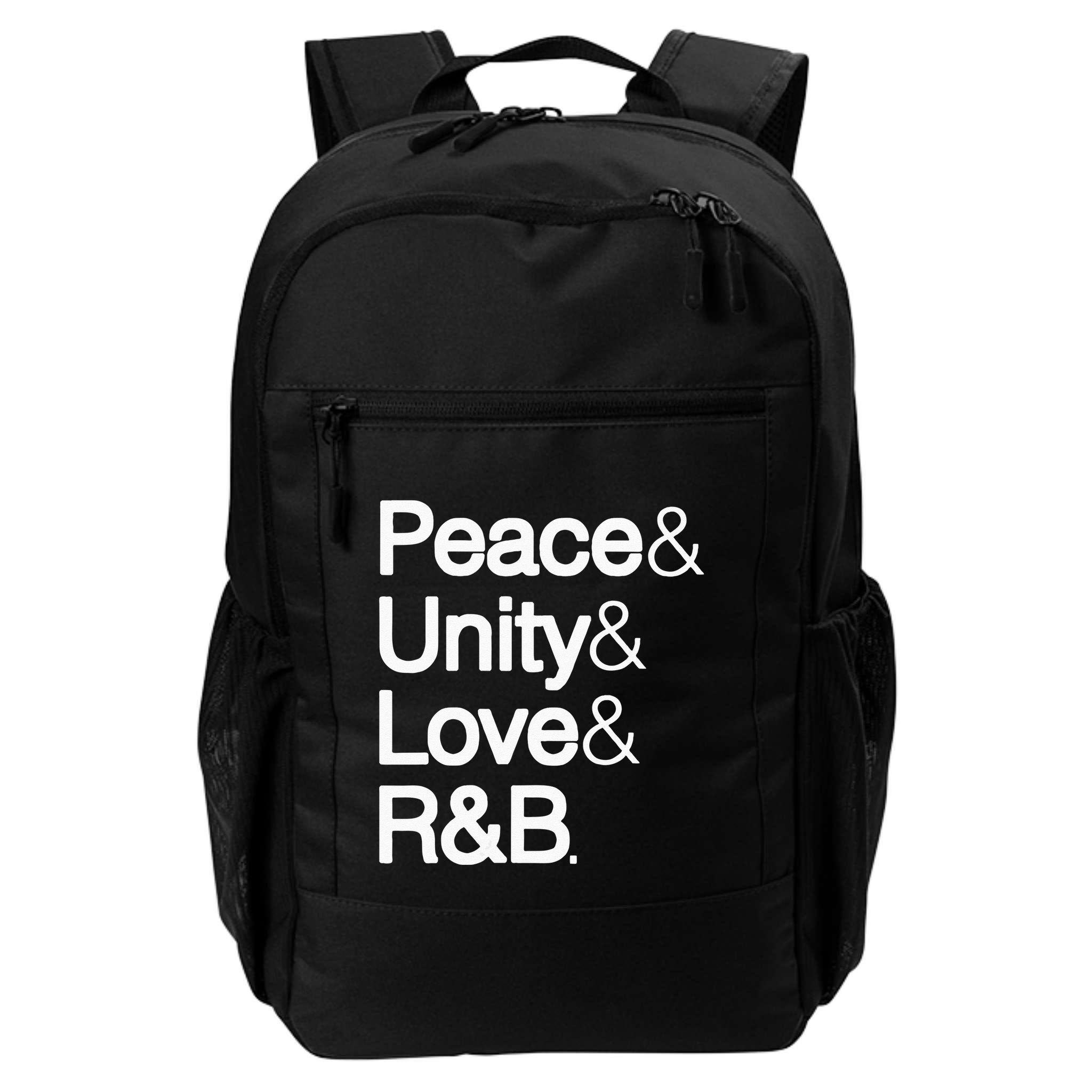 Peace Unity Love & R&B RnB Soul Music Lovers Backpack