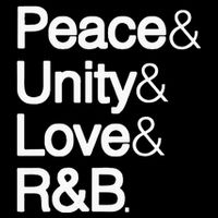 Peace Unity Love & R&B RnB Soul Music Lovers Women's Crop Top Tee