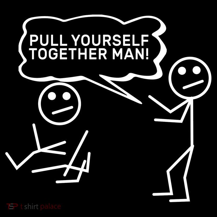 Pull Yourself Together Man Performance Shirt
