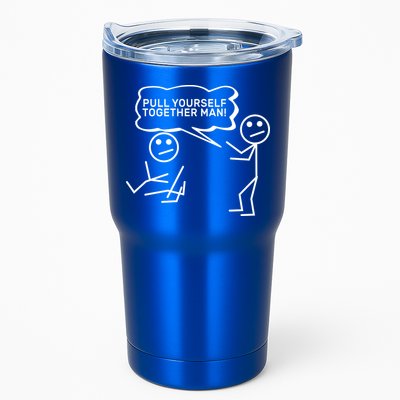 Pull Yourself Together Man Tumbler