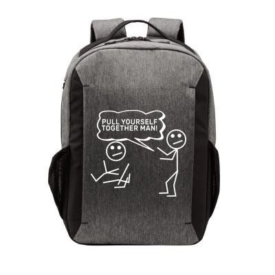 Pull Yourself Together Man Vector Backpack