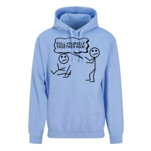 Pull Yourself Together Man Unisex Surf Hoodie