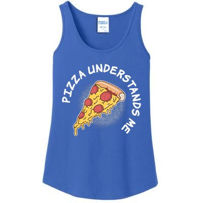 Pizza Understands Me Fast Food Lover Gift Ladies Essential Tank