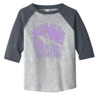 Purple Up Military Month Of The Military T Rex Child Toddler Fine Jersey T-Shirt