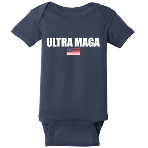 Proud Ultra Maga For Republican #Ultra MAGA For Men And Women Baby Bodysuit