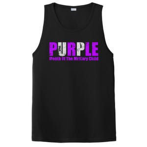 Purple Up Month Of Military Awareness Gift PosiCharge Competitor Tank