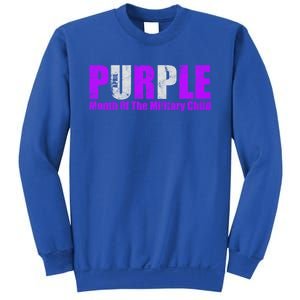 Purple Up Month Of Military Awareness Gift Sweatshirt