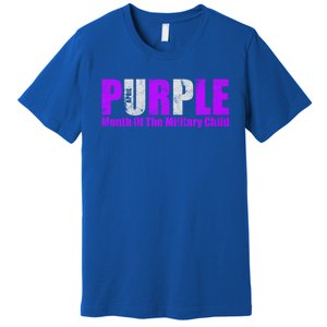 Purple Up Month Of Military Awareness Gift Premium T-Shirt