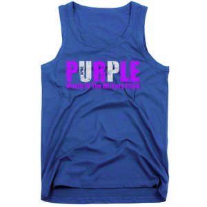 Purple Up Month Of Military Awareness Gift Tank Top