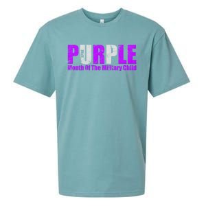 Purple Up Month Of Military Awareness Gift Sueded Cloud Jersey T-Shirt