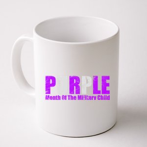 Purple Up Month Of Military Awareness Gift Coffee Mug