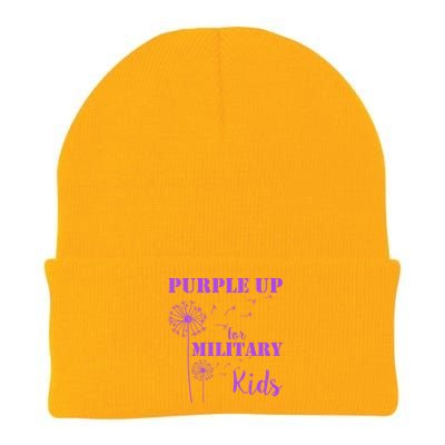 Purple Up Military Child Knit Cap Winter Beanie